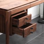 Modern Style Solid Wood Hotel Room Table / Hotel Writing Desk