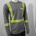 Cotton Fleece Fabric Flame Resistant Workwear 11oz HRC2 ARC Level