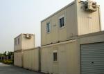 Double - Deck Combined Container White Color Steel Door PVC Window With Bathroom
