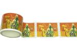 Uninjurious Gold Foil Stickers Die Cut Adhesive Tape