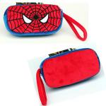 Fashion Cartoon Characters Red and Blue Plush Pencil Pouch Pencil Case For