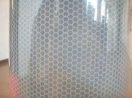 Quality Diamond Reflective Banner Vinyl Film With Permanent Acrylic Adhesive wholesale