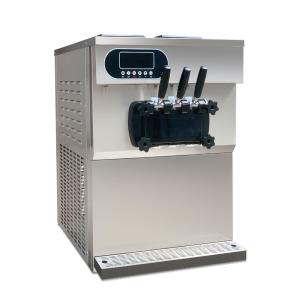 Quality 36-38l Commercial Table Top Ice Cream Machine 3 Flavor Commercial Frozen Custard Machine wholesale