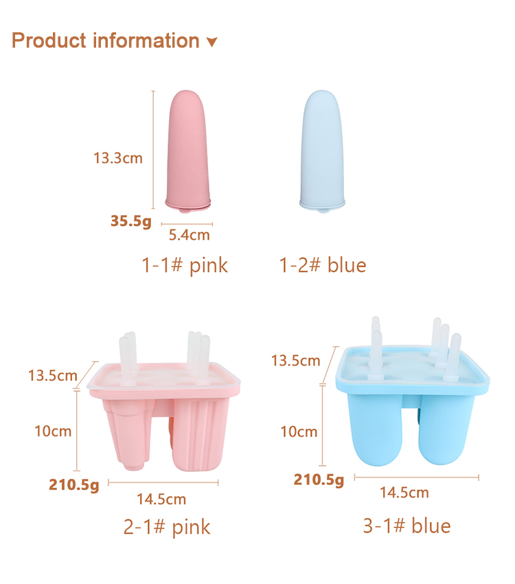 DIY Personalised Silicone Molds For Popsicle Ice Lolly Ice Cream