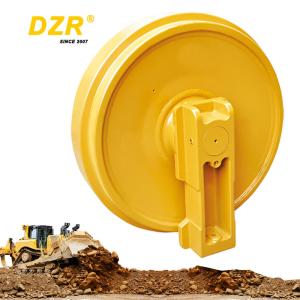 Quality SK07N2 HRC53-57 Bulldozer Front Idler For Construction Parts Primary Induction Hardening wholesale