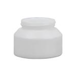 Natural 1oz 30ml Cosmetic Cream Glass Jar Matte White Glass Clay Mask Jar With
