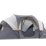 Camping family tent，outdoor trekking