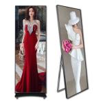 ROHS Indoor Poster LED Display Mirror Screen 900cd Brightness
