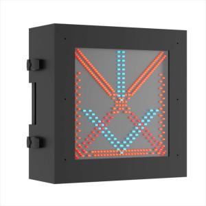 Quality 800*800mm LED Lane Control Signs Red Cross Green Arrow Signal wholesale