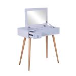MDF Wood 80cm Height Makeup Dressing Tables 0.153m3 CBM