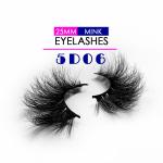 Reusable Natural Mink Eyelashes , 25mm False Lashes Glitter Eyelash Packaging