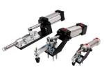 450kg Carbon Steel SUS301 Vertical Pneumatic Straight Line Clamp