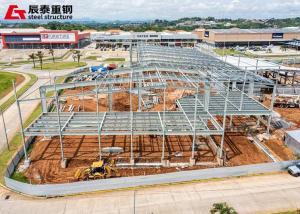 Prefab Metal Building Construction Weather Resistant Steel Constructed Buildings