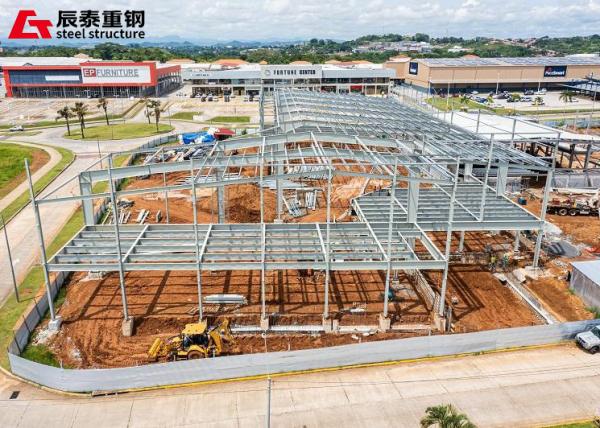 Cheap Prefab Metal Building Construction Weather Resistant Steel Constructed Buildings for sale