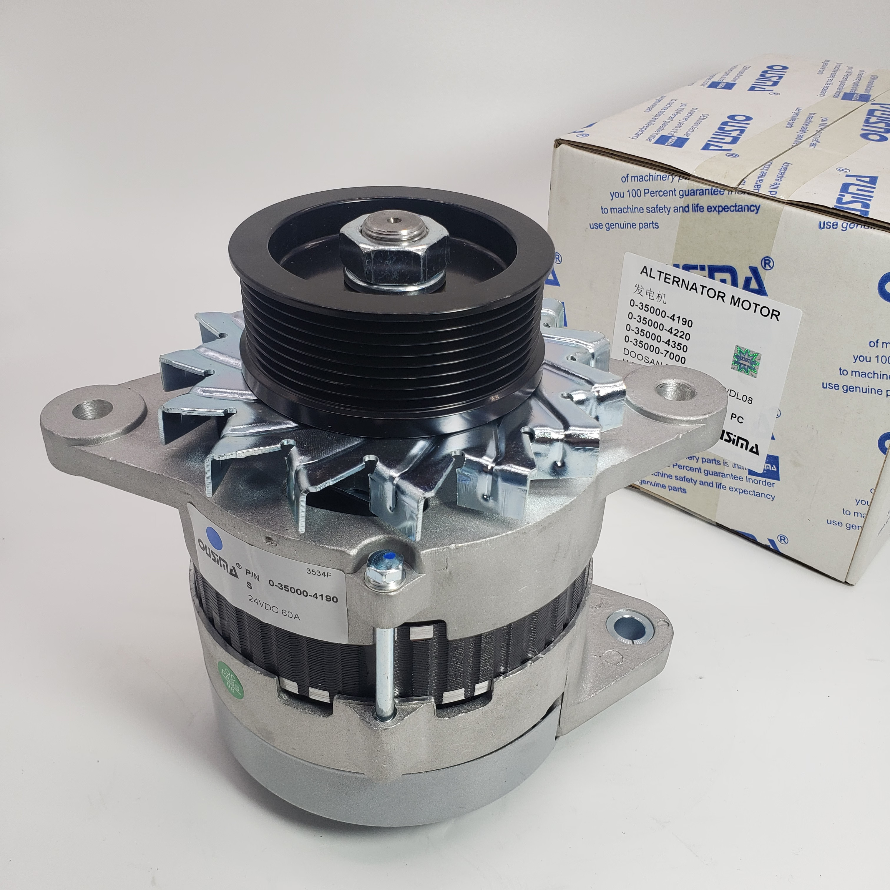Excavator Alternator Motor 0-35000-4190 0-35000-4220 0-35000-4350 0-35000-7000 For Doosan DX300 ED08 DL08