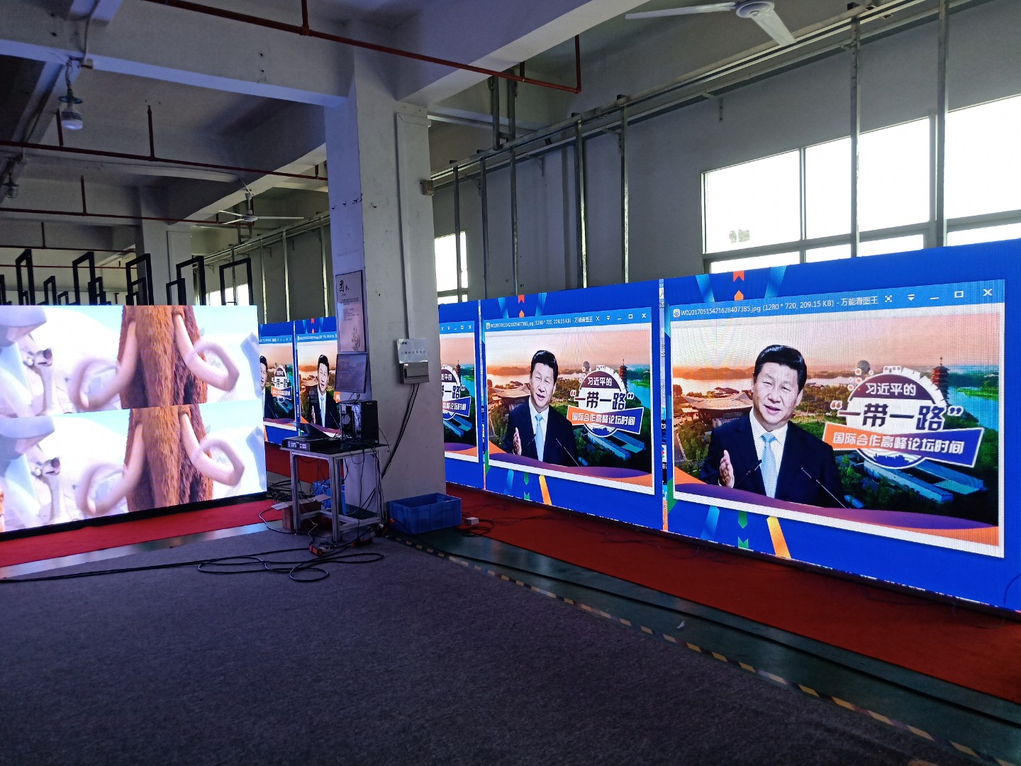 Stage Portable LED Display Panels P3.91mm LED Rental Display Screen For Events