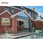 Powder Coated Scissor Gate Door Bi Fold Doors ISO9001 Standard