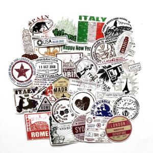 Quality Laptop PVC Sticker Printing Decal Graffiti Patches Skateboard Stickers wholesale