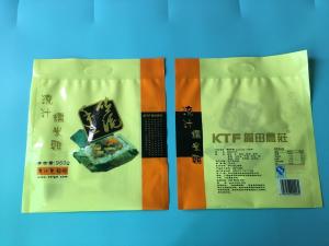 Quality Custom Candy Snacks Medicine Packaging Poly Bags , Plastic Packing Bags Laminated Zipper Bags with hanger hole wholesale