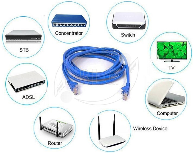 Colorful UTP Patch Cord Round Shape With Heavy - Duty Bare Copper Material