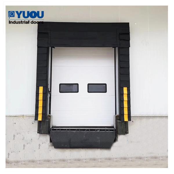 Cheap PVC Fabric Loading Dock Shelters Door Seals Track Sponge 3400mm Width for sale