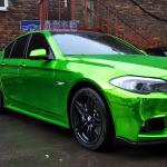 Heatproof Practical Glossy Car Wrap , Self Adhesive Car Protection Film