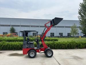 Quality Fully Hydraulic Compact Mini Loader Machine Hydraulic Travel Lift 800kg Small Loader Mini Loader For Sale wholesale