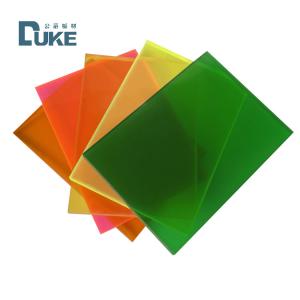Quality DUKE 8ft X 4ft 3mm 15mm Thick Transparent Translucent Solid Colour Acrylic Plastic Sheets Plexi Plate wholesale