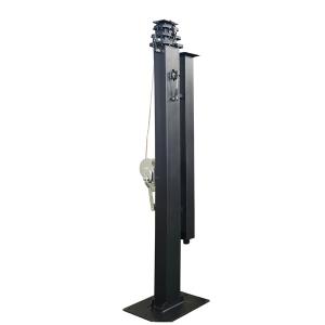 Quality Adjustable Height Manual Telescopic Mast 19ft 6mfor Solar Trailer Solar Light Tower wholesale