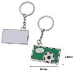 Sublimation Love-Themed Lipstick I LOVE Football Keychain Personalized Soda