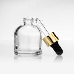30ml Glass Serum Dropper Bottle Small Clear Hot Stamping