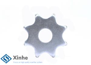 Quality Concrete Flail Scarifier Cutters , Standard 8 Spike Carbide Steel Cutter wholesale