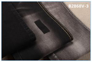 Quality 9.3 Oz Jeans Sulfur Black Stretch Denim Material Fabric 72 Ctn 26 Poly 2 Spx wholesale