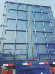 Waterproof Rear Door Heavy Duty Semi Trailers Blue Color FUWA Axle 315/80R22.5