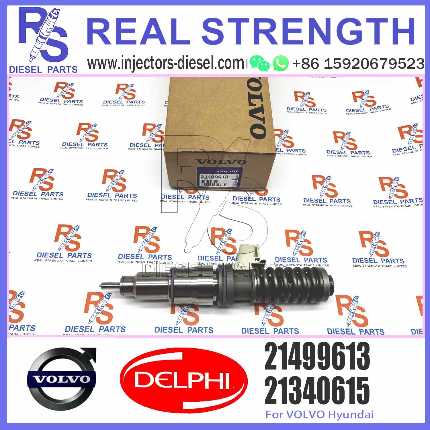 New Diesel Fuel Injector 21499613 BEBE4G16001 for V-O-L-V 20847327 21499613 21644596 BEBE4G16001 injector diesel