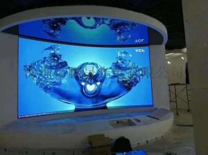 Quality Cylindrical Indoor LED Display Screen Flexible Curved P4 LED Video Wall wholesale