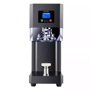 Quality Bubble Tea Can Sealing Machine - Automatic PET/Soda Can Seamer for Milk Tea Shops, Juice &amp; Coffee Packaging wholesale