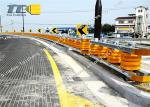 Anti Crash Rolling Safety Road Barrier For Highway / Roadway Star Production