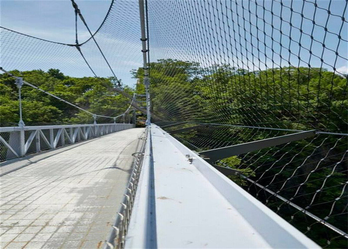 Flex Polishing Stainless Rope Mesh Commercial Guard Rails System Protection Fencing