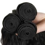 Virgin Indian Human Hair Bundles Coarse Kinky Straight Hair Extensions