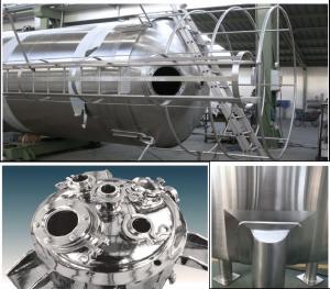Quality Customized Mirror/Sand Blasting Vertical Stainless Steel Mixing Tank wholesale