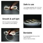Flexible COB Led Strip Light 8mm10mm 12V24V 320Leds Red Golden Yellow Ice Blue