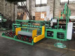 China Motor 5.5kw Twisted Edge Playground Chain Link Fence Making Machine on sale