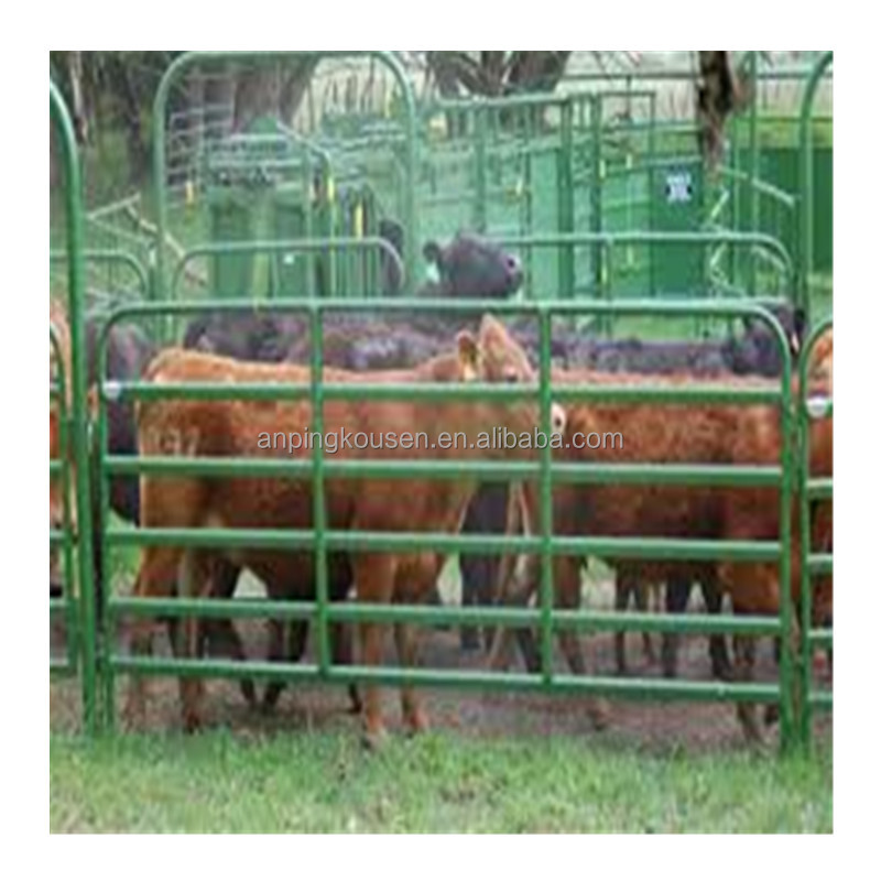 Pressure Treated Wood Type Heat Treated Metal Farm Fence for Cattle Rail Field Fence