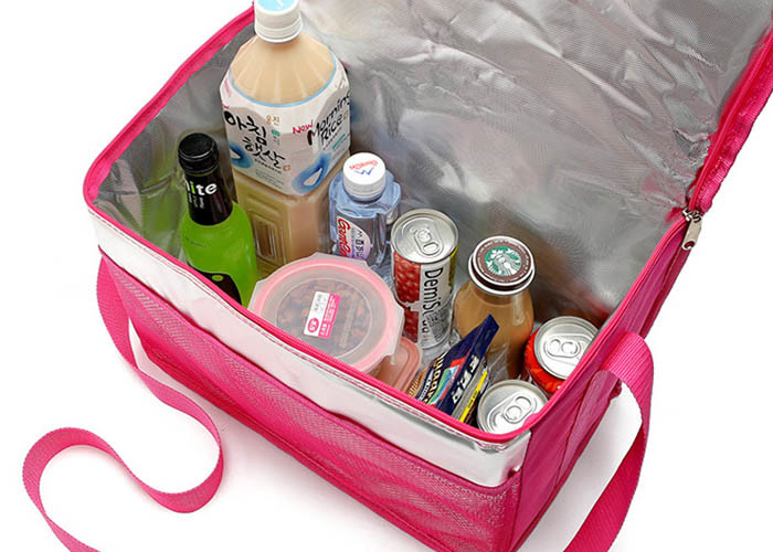 Colored Aluminum Foil Thermal Lunch Tote Bags Reusable For Men Wowen Children