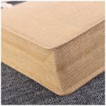 Silk Screen Jute Tote Bag
