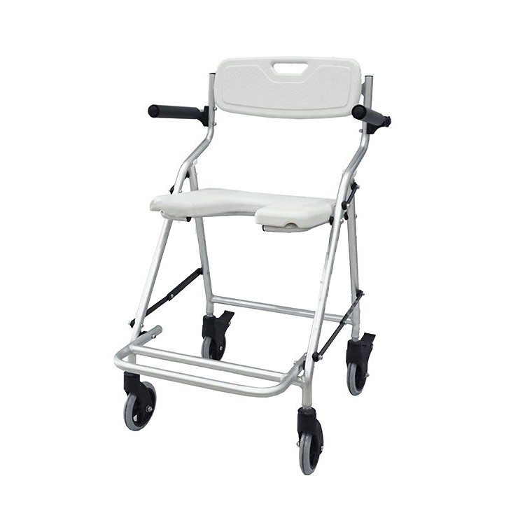 Transfer Medical Rehabilitation Equipment Adjustable Patient Shower Chair With Toilet