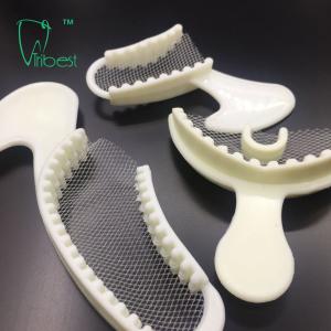 Quality White Dental Impression Tray , Disposable Edentulous Impression Trays wholesale
