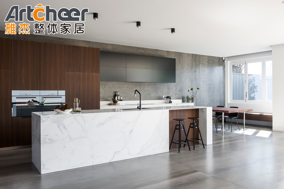 Ready To Assemble Kitchen Cabinets With Island And Toe Kick Plywood Carcase Material