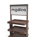 Modern Wooden Display Stand Racks For Pharmacy Shop Displays